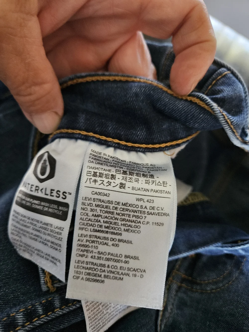 Levi's  Strauss Men's 511 Dark Blue Straight Jeans